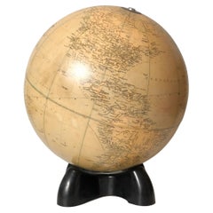 1930’s Illuminated Art Deco Terrestrial Globe By Georama Ltd. London