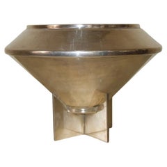 Ciotola modernista in argento sterling di Ilonka Karasz del 1930