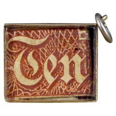 1930
s In Case of Emergency 9ct Yellow Gold Charm Pendant 1930
s In Case of Emergency 9ct Yellow Gold Charm Pendant