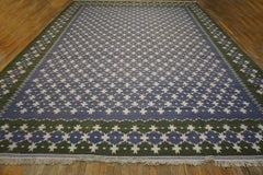 1930s Indian Cotton Dhurrie Carpet 12' 3" x 16' 8"