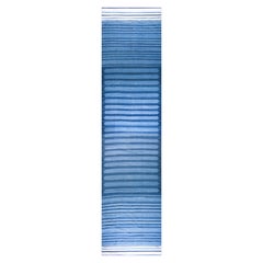 Indischer Dhurrie-Teppich aus Baumwolle aus den 1930er Jahren ( 8'2'' x 40'2" - 250 x 1225 cm)