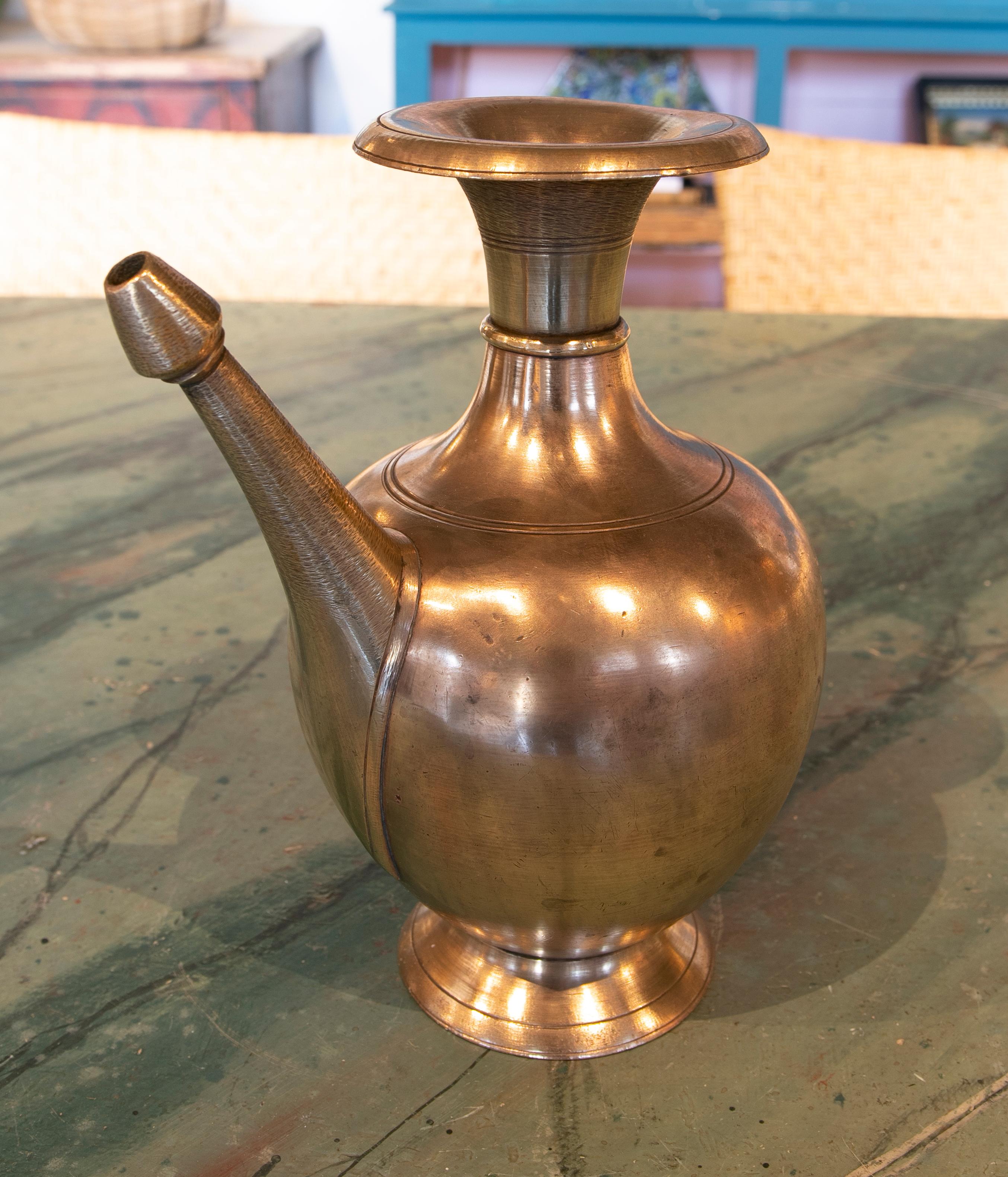 Indian 1930's Indu Bronze Single Teapot