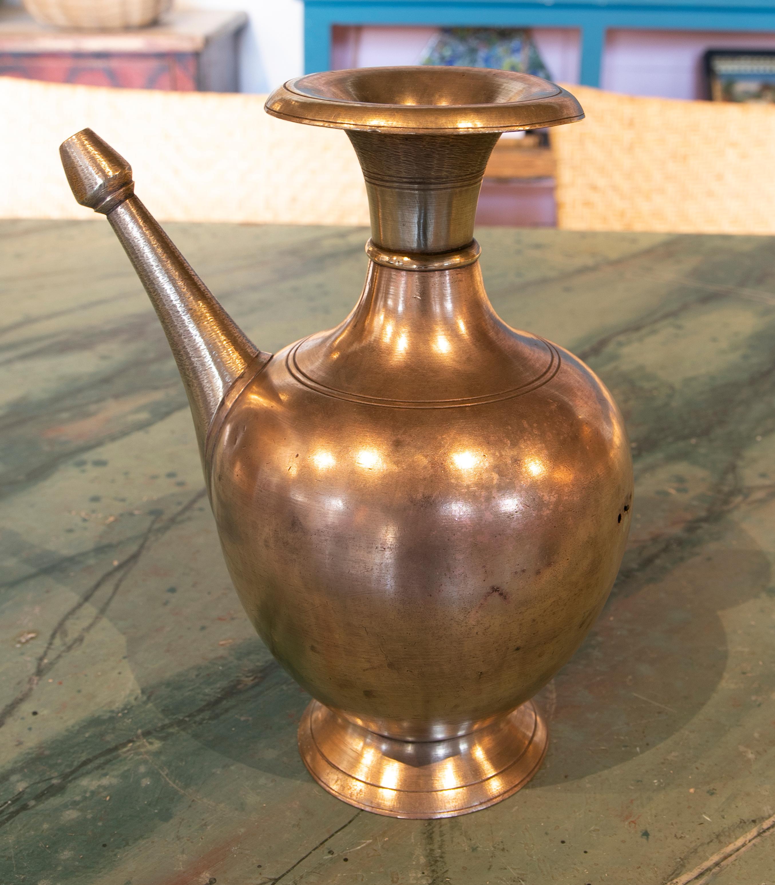 1930's Indu Bronze Single Teapot In Good Condition In Marbella, ES