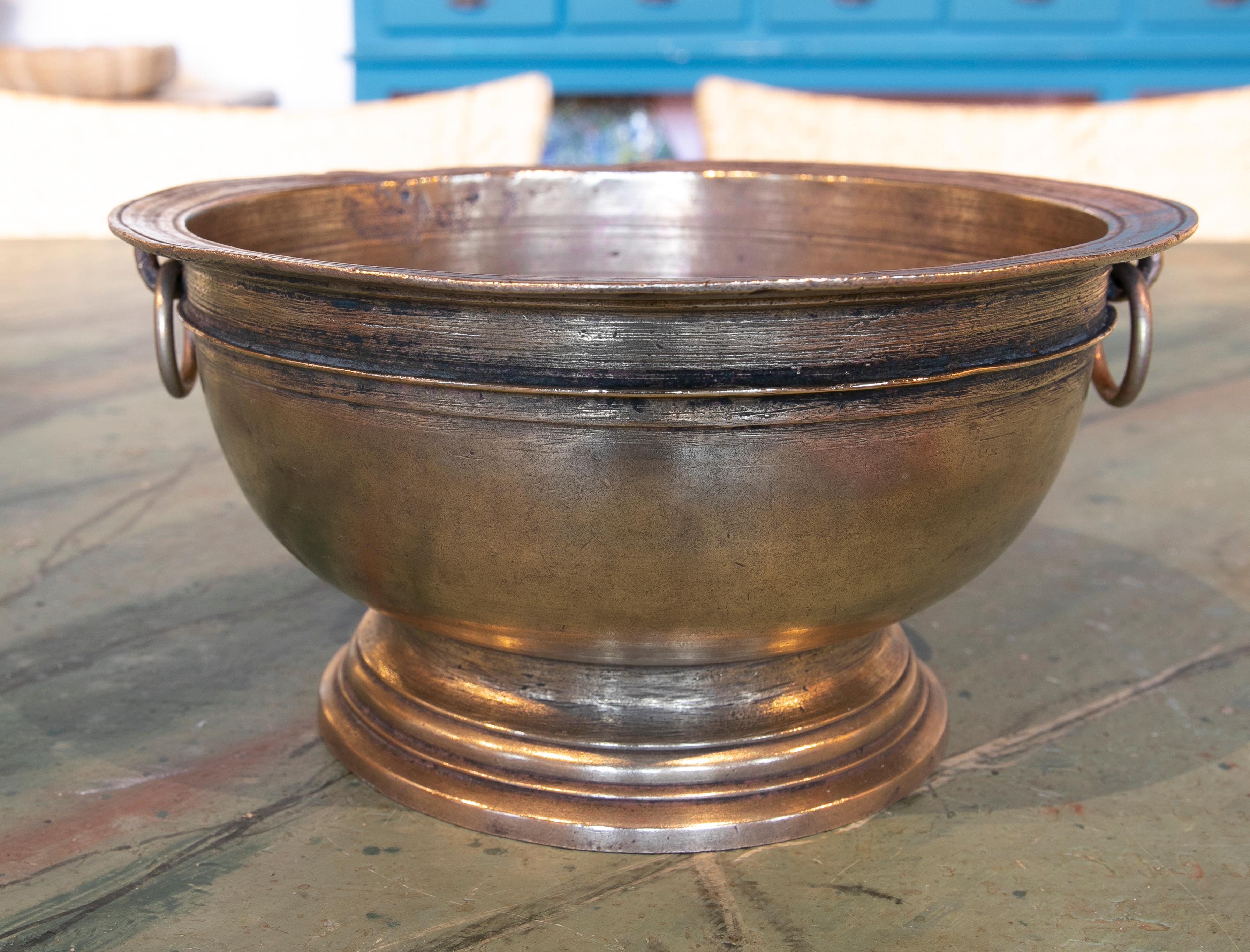 20th Century 1930s Indu Simple Bronze Vessel
