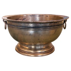 Vase simple en bronze Indu des années 1930