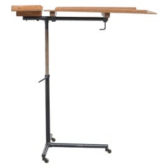 1930s Industrial Adjustable Side Table