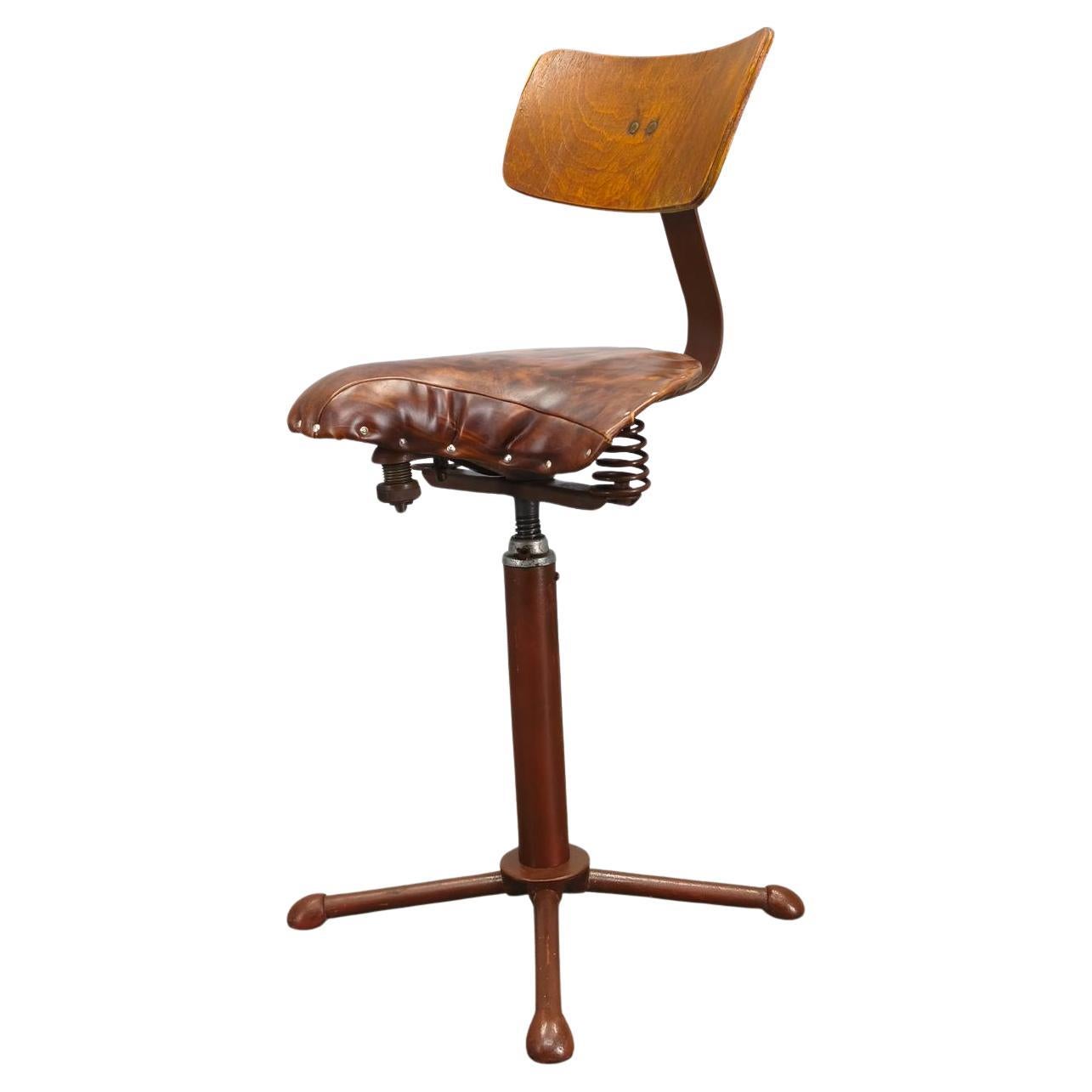 1930 Industrial Chair - 46 For Sale on 1stDibs