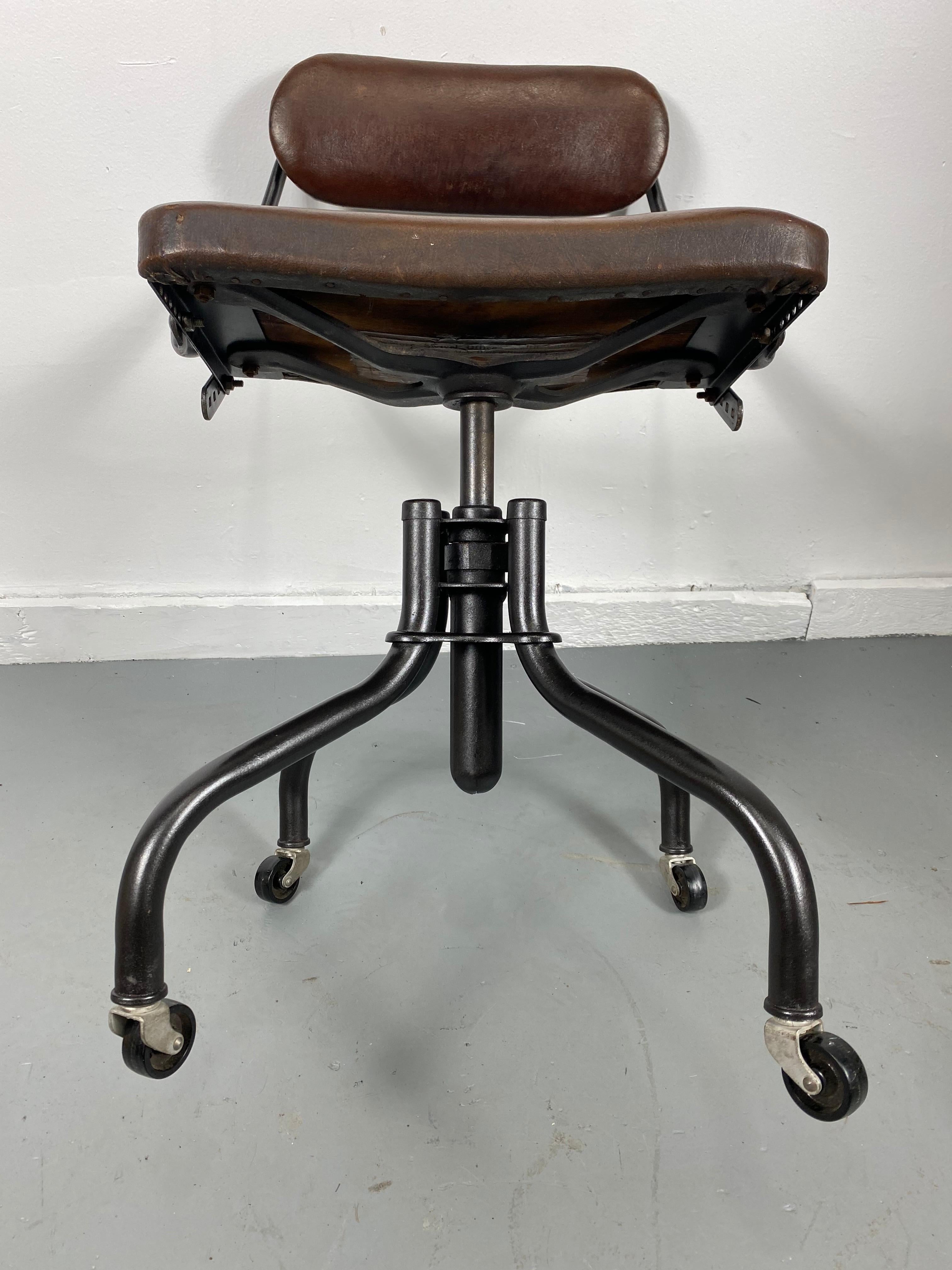 vintage industrial desk chair