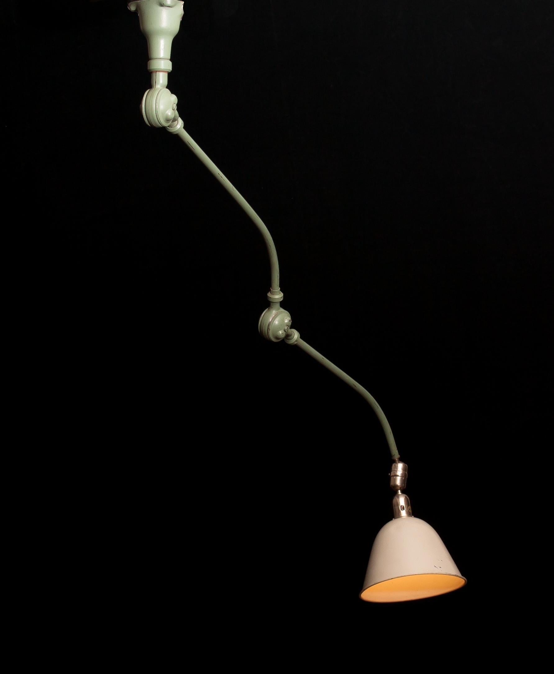 Mid-20th Century 1930s Industrial 'Triplex' Lamp by Johan Petter Johansson