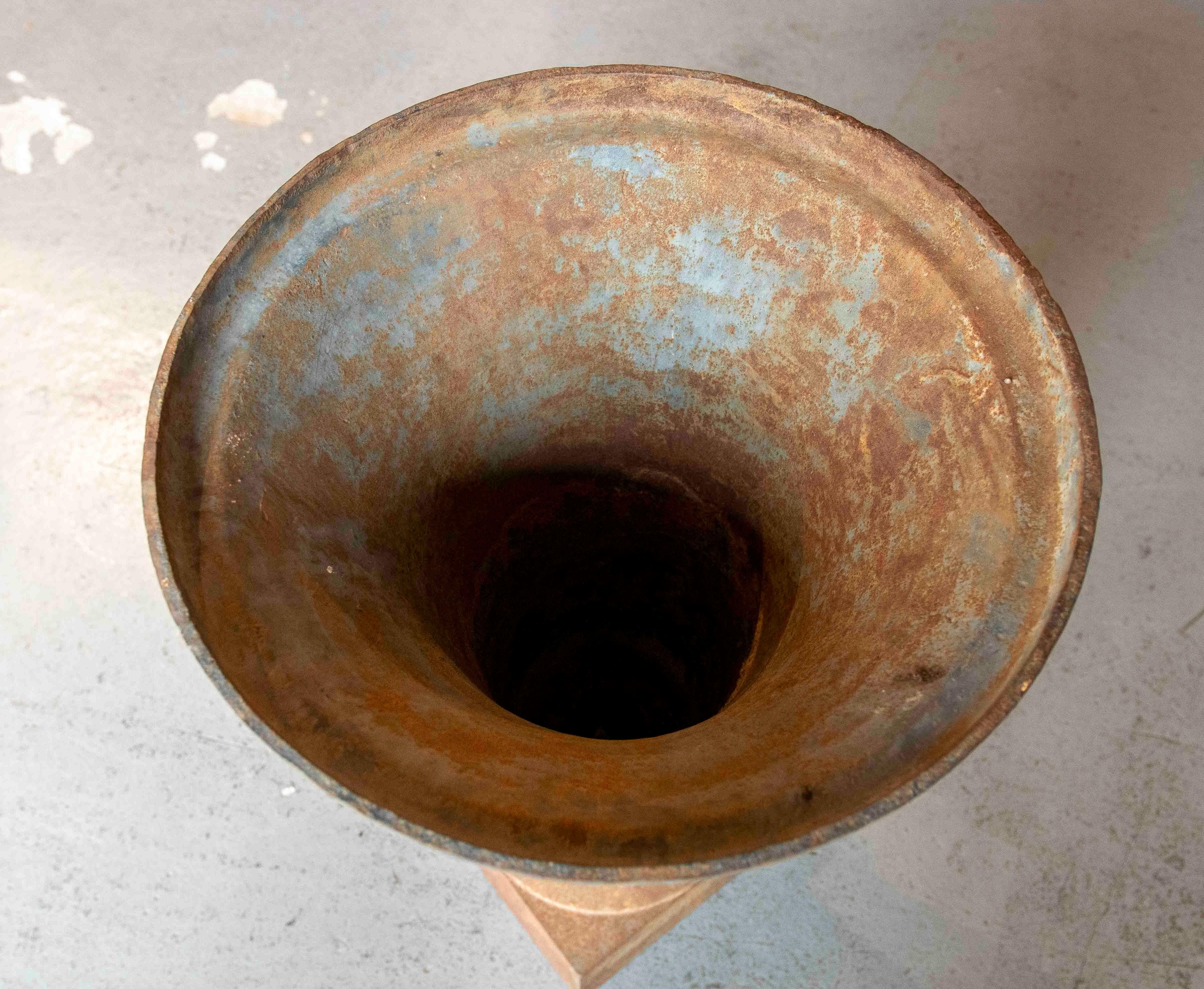 Coupe en fer des années 1930 au design simple pour le jardin France en vente 6