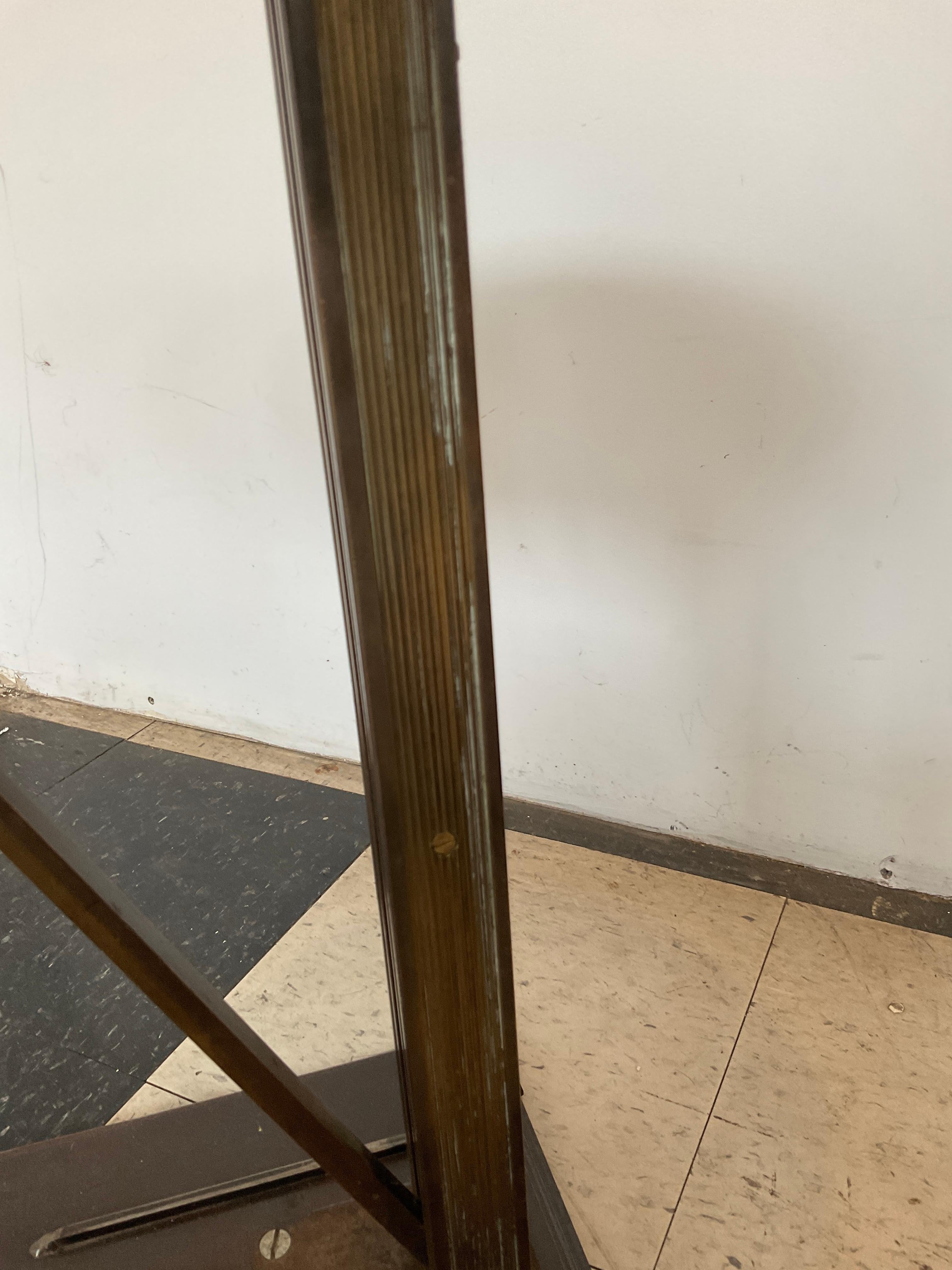 1930s Iron Elevator Operators Collapsable Stool / Side Table 7