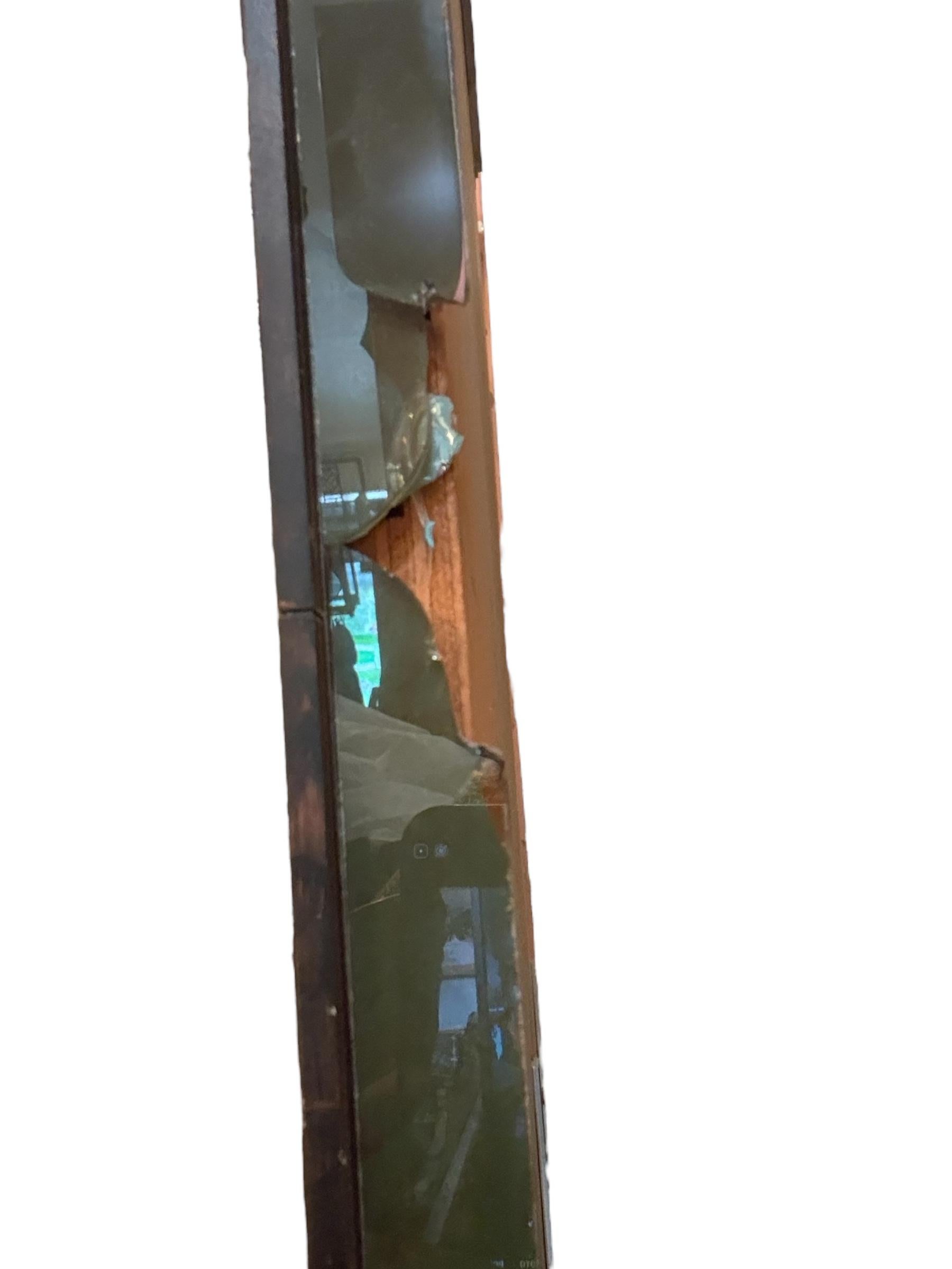 Verre 1930s Italian Art Deco Floor Mirror en vente