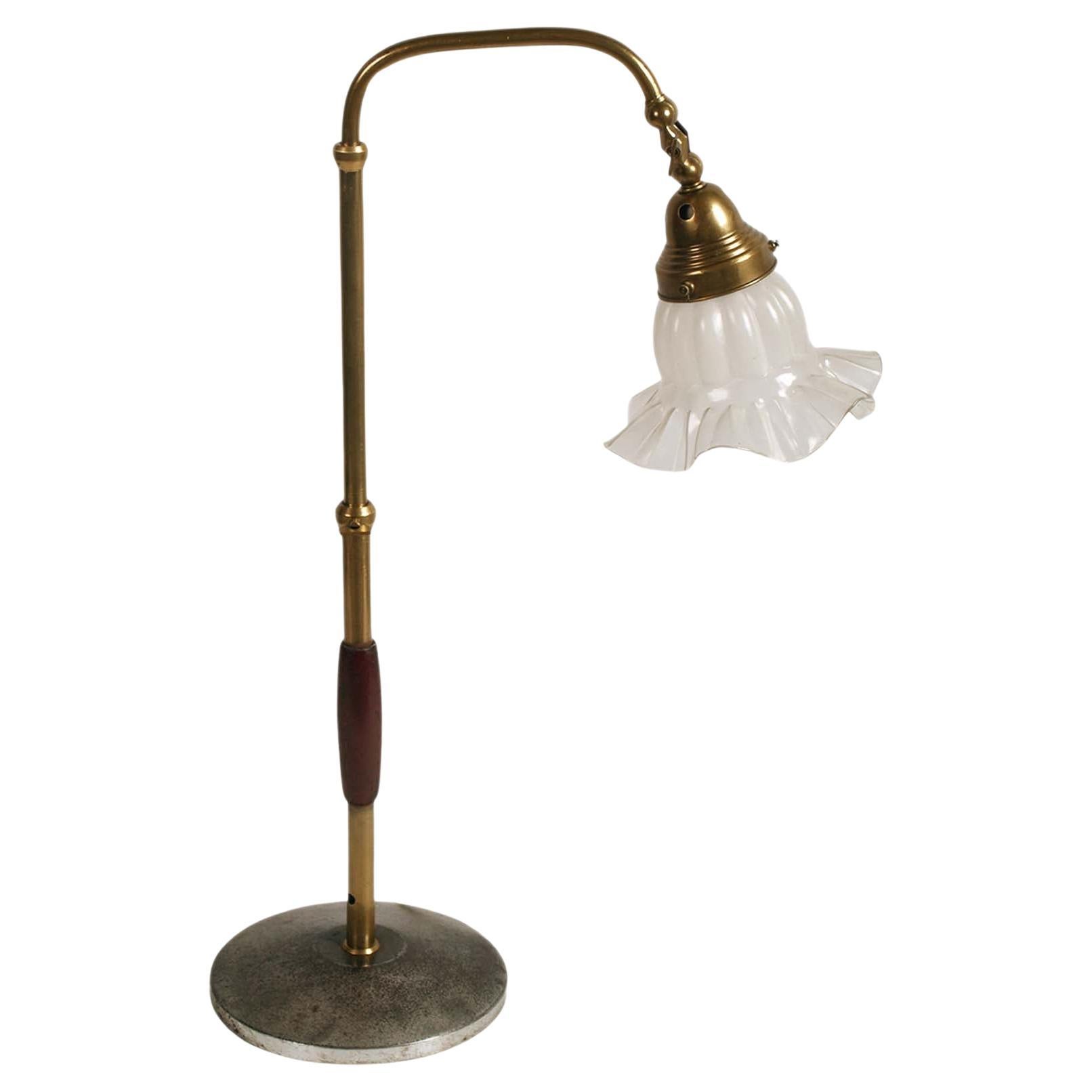 1930s Italian Art Deco Table Lamp Ministero Model A.P. 500, Adjustable For Sale
