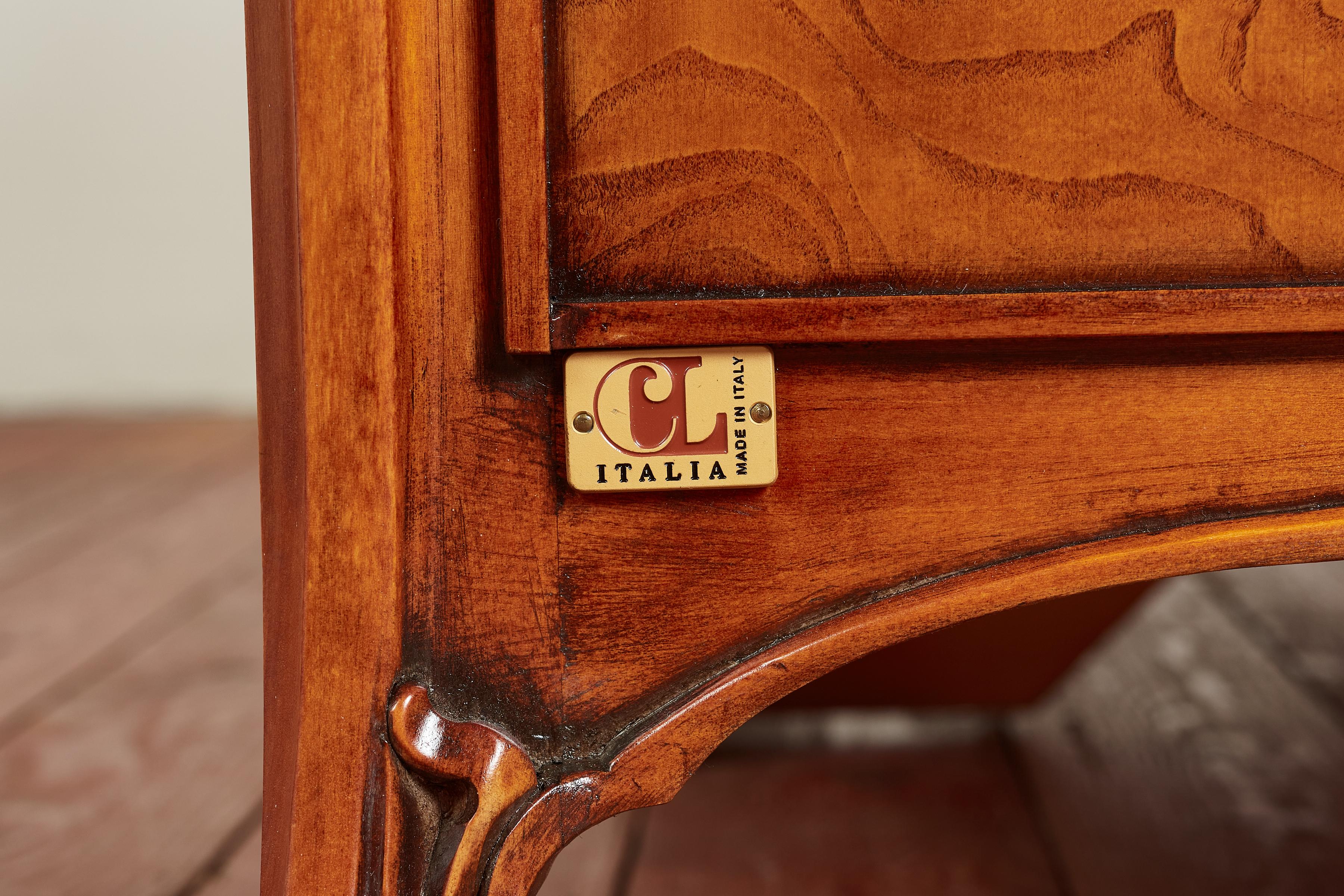 1930's Italian Art Nouveau Cabinet For Sale 14