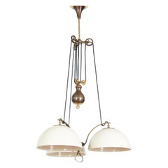 1930
s Italian Counterweight Dome Pendant 1930
s Italian Counterweight Dome Pendant