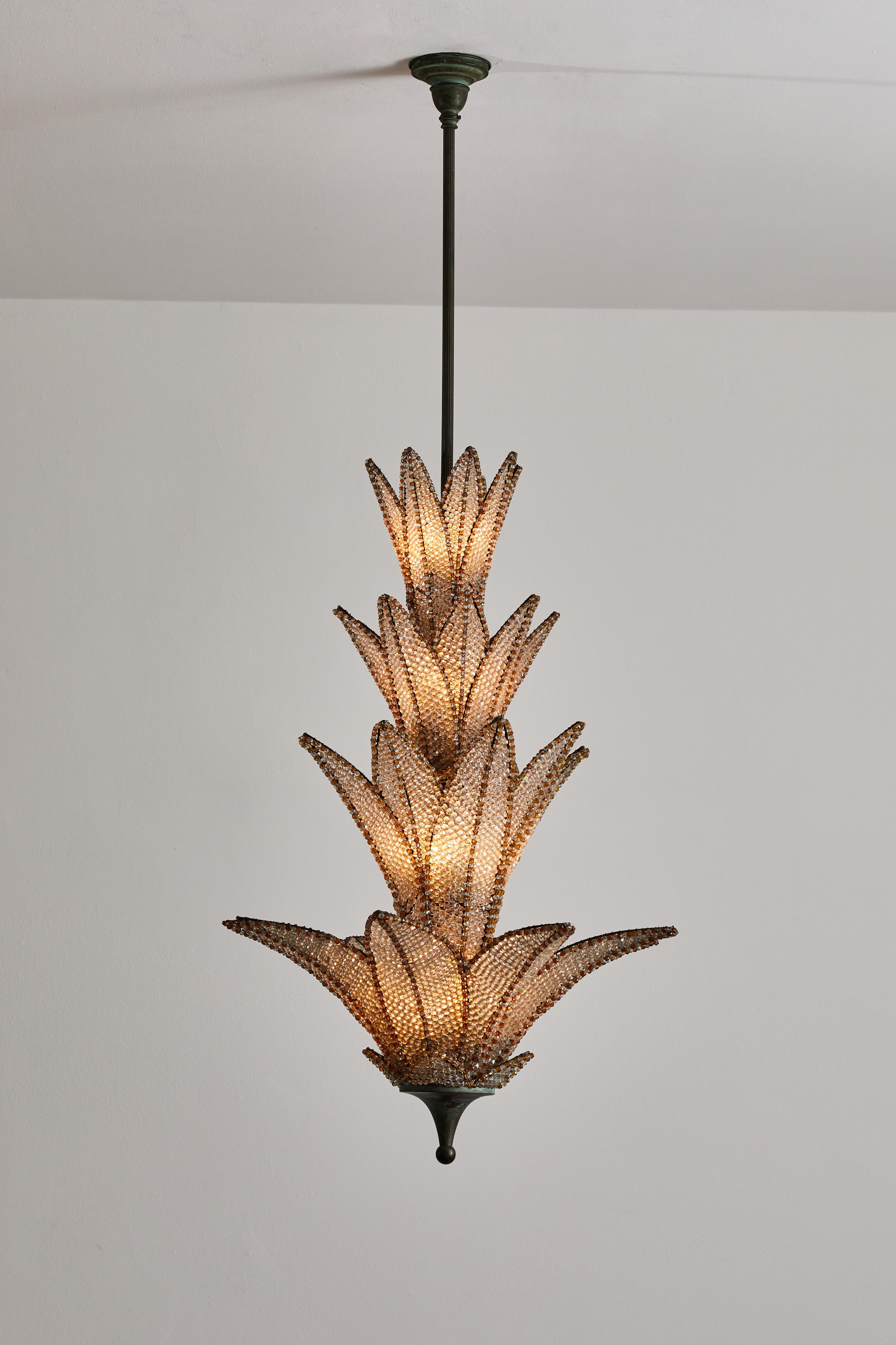 Mid-20th Century 1930s Italian Design Suspension Light