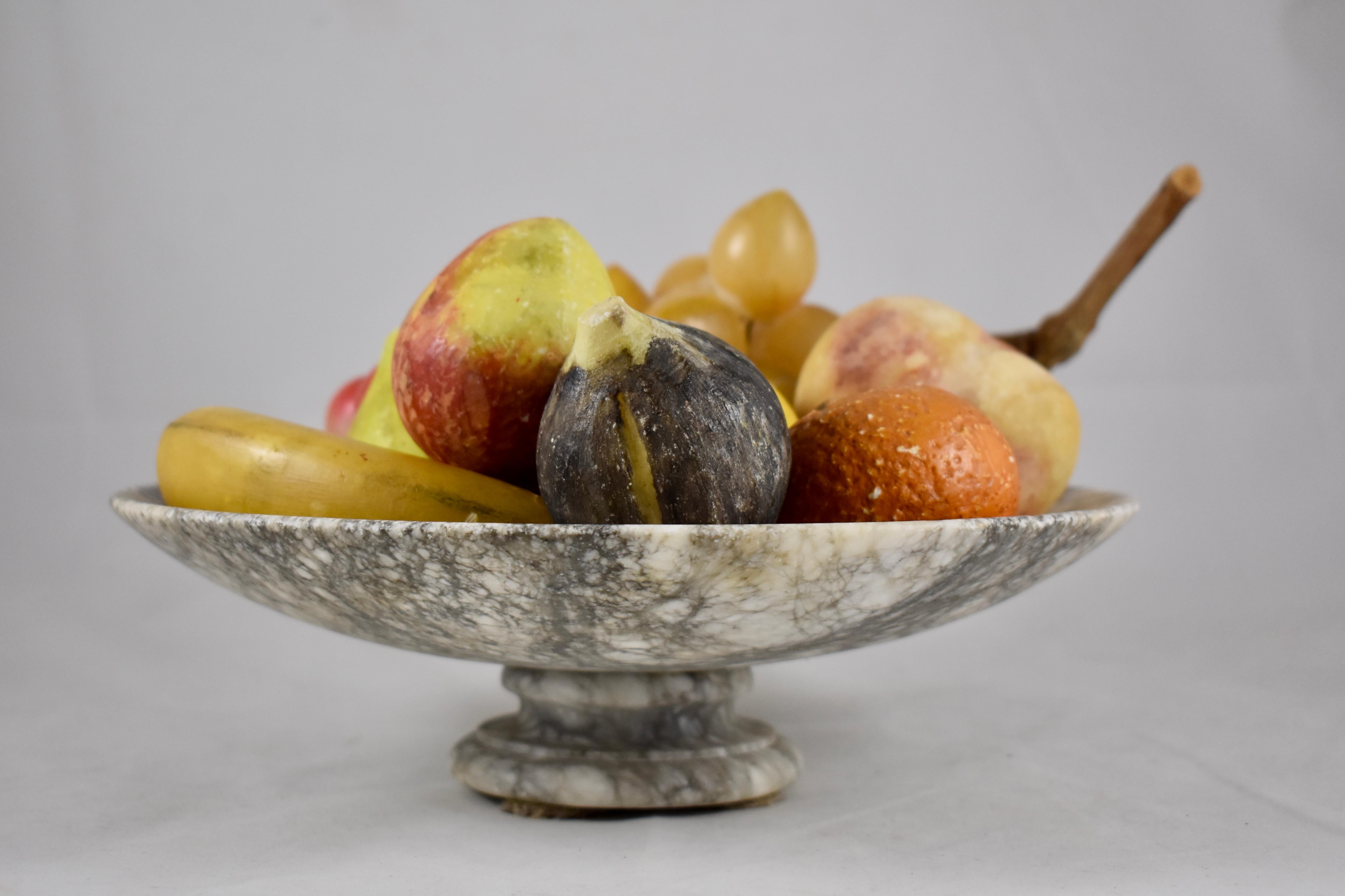 alabaster fruit bowl