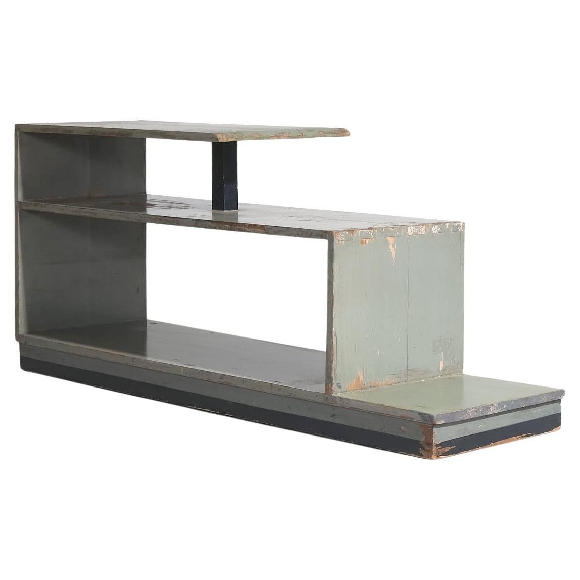 Scaffale Etagere in legno laccato Mario Dezzutti degli anni Trenta