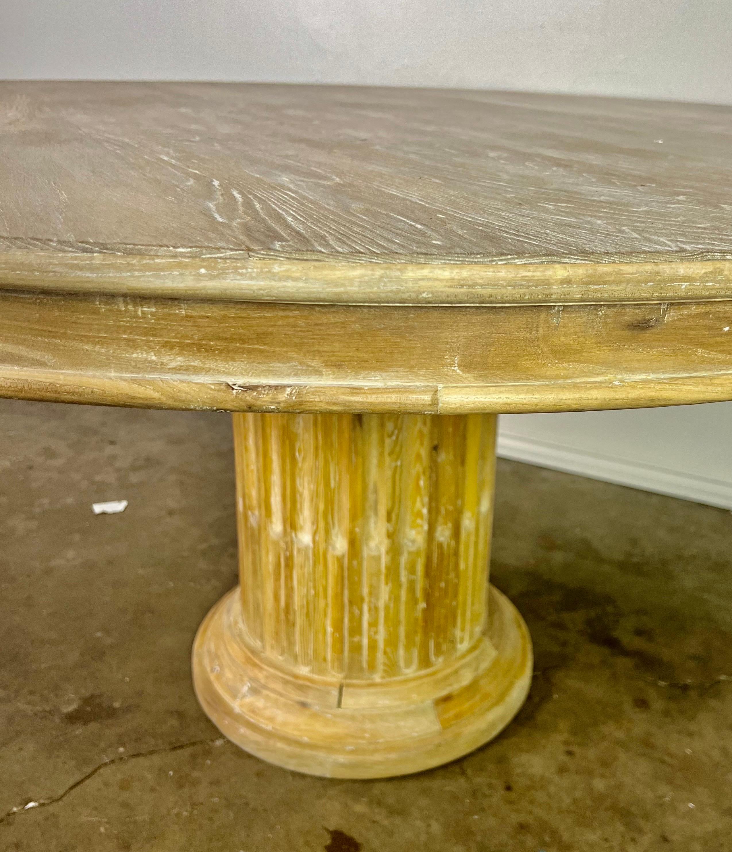 Wood 1930s Italian Neoclassical Style Dining Table For Sale