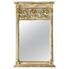 1930’s, Italian Painted & Parcel Gilt Mirror