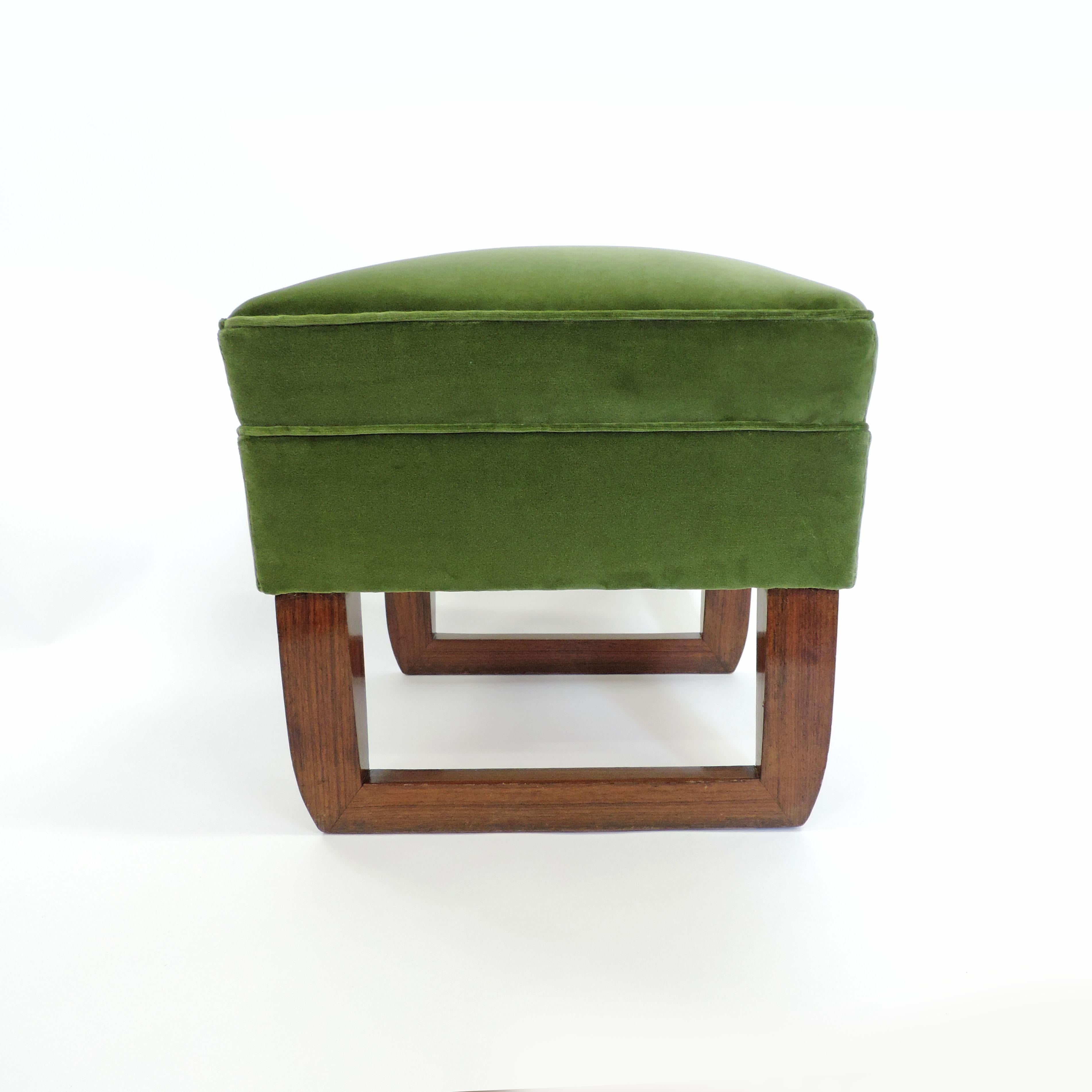 1930s Italian pair of modernist stools.