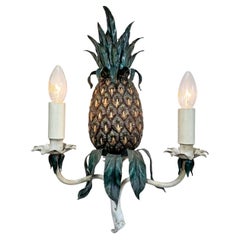 Vintage 1930's Italian Pineapple Wall Sconce