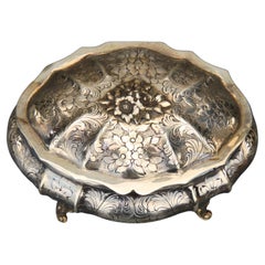 1930s Italian Venetian Bonbonniere Bonbon Box solid 830 Silver / 200 gr