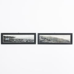 1930s Italian Vintage Framed Photographs, a Pair
