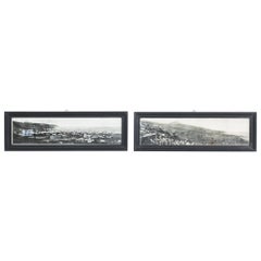 paire de photographies italiennes des années 1930 encadrées