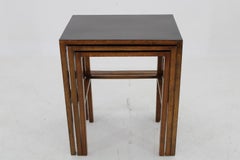 1930s J. Halabala Restored Nesting Tables, Czechoslovakia