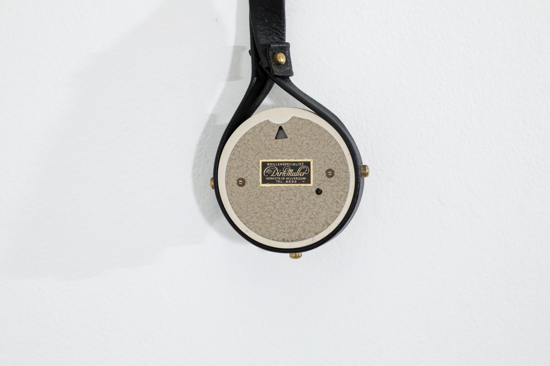 Barometer im Stil von Jacques Adnet aus den 1930er Jahren von Dirk Muller im Angebot 4