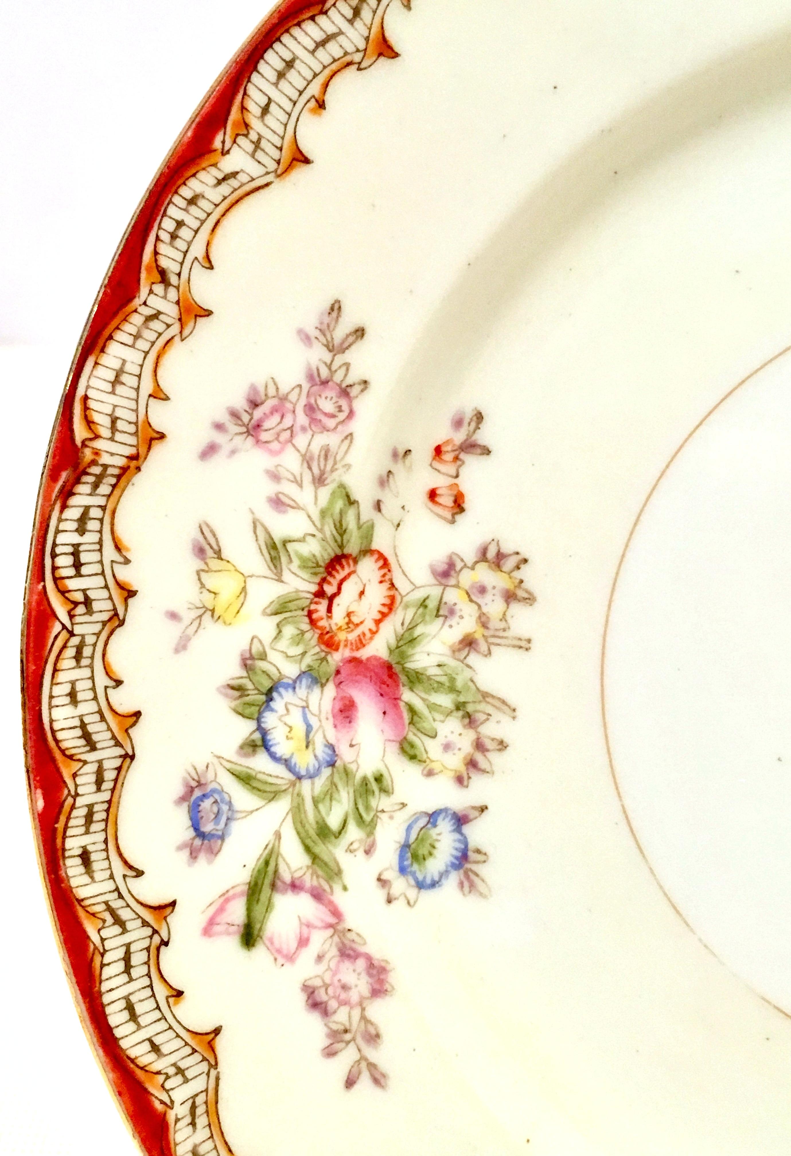 1930'S Japanese Hand-Painted Porcelain Dinnerware S/19 3