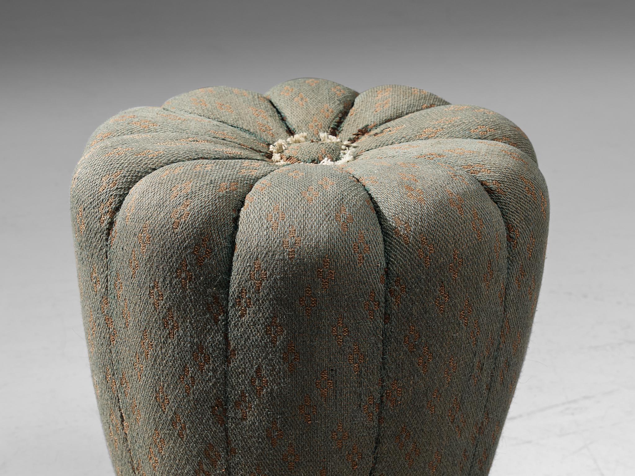 Art Deco 1930s Jindrich Halabala Footstools in Decorative Upholstery