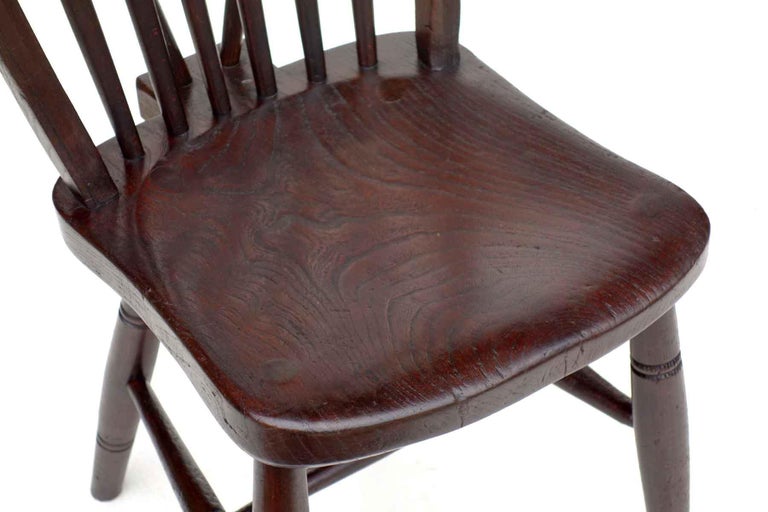 1930s John Gomm English Windsor Chair Set of 6 In Excellent Condition For Sale In Brescia, IT