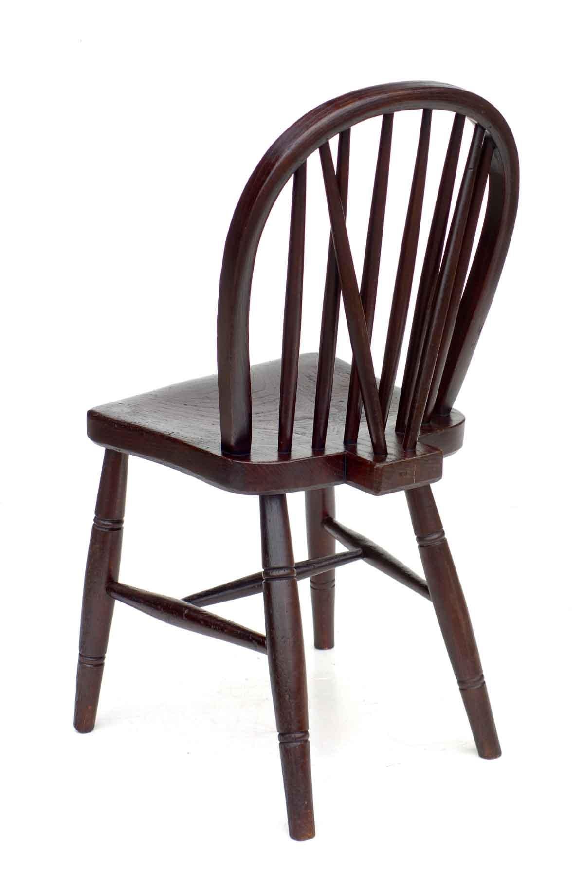 Metà XX secolo Set di 6 sedie Windsor inglesi John Gomm del 1930 in vendita