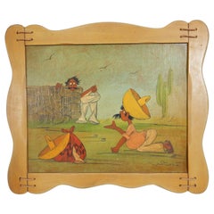 1930s Juan Tinoco AKA Juan Intenoche ‘1905-1988’ Paintings Monterey Furniture