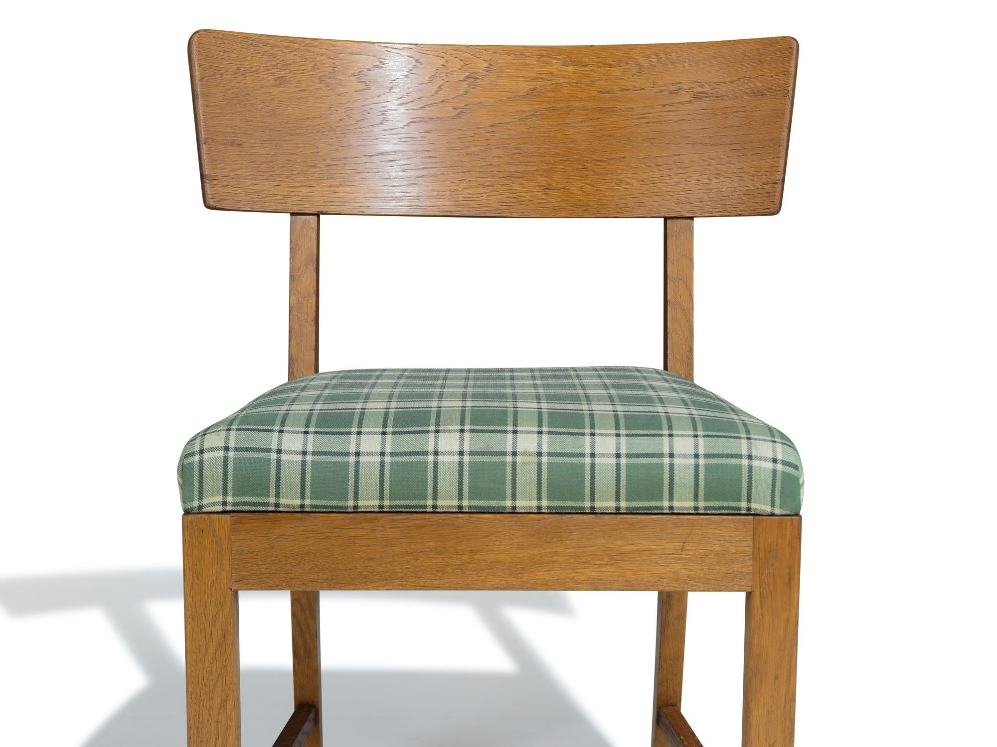 Danois Chaises d'appoint en chêne danois des années 1930 Kaare Klint pour Rud Rasmussen Snedkerier en vente