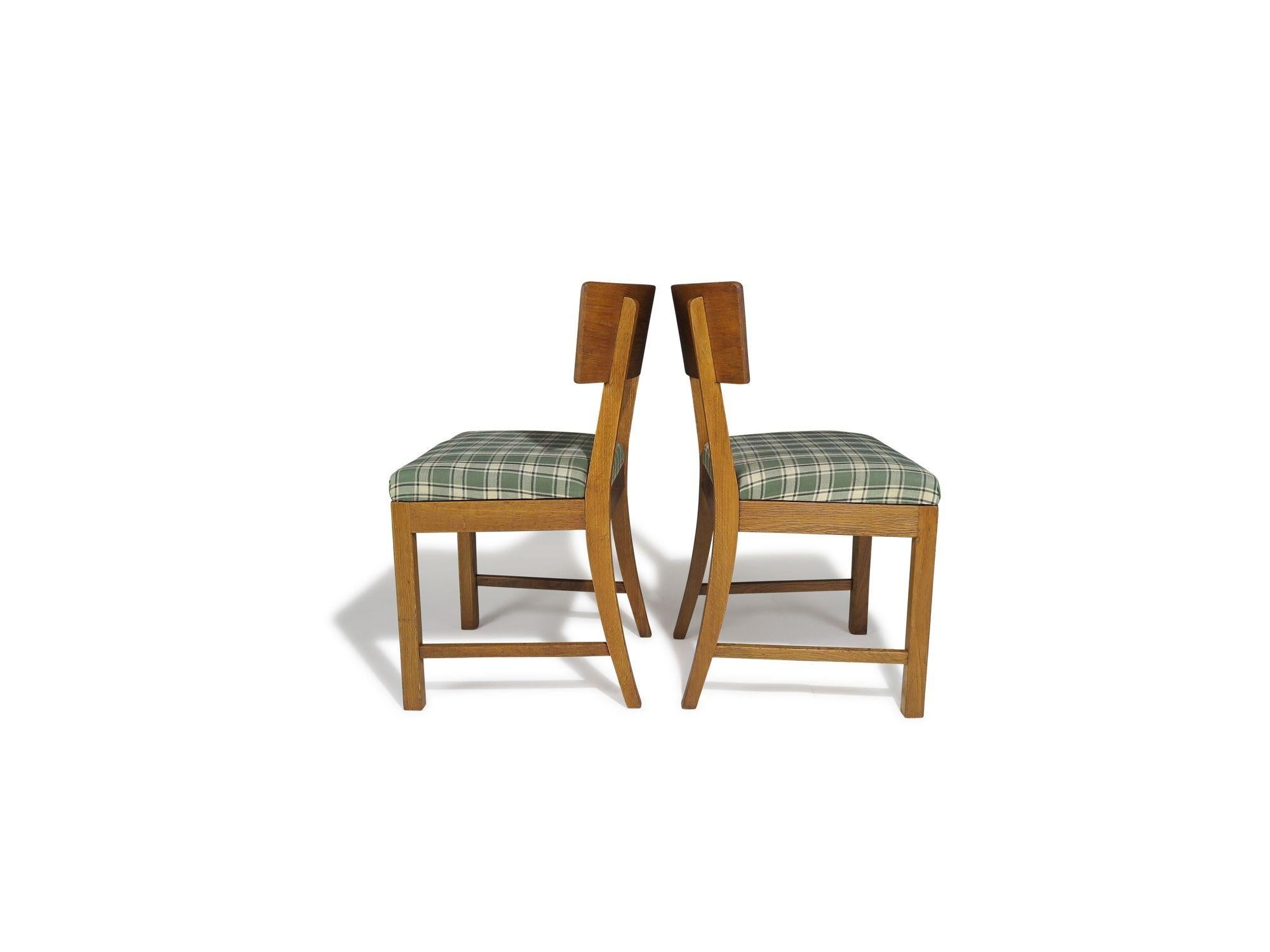 Chaises d'appoint en chêne danois des années 1930 Kaare Klint pour Rud Rasmussen Snedkerier en vente 2