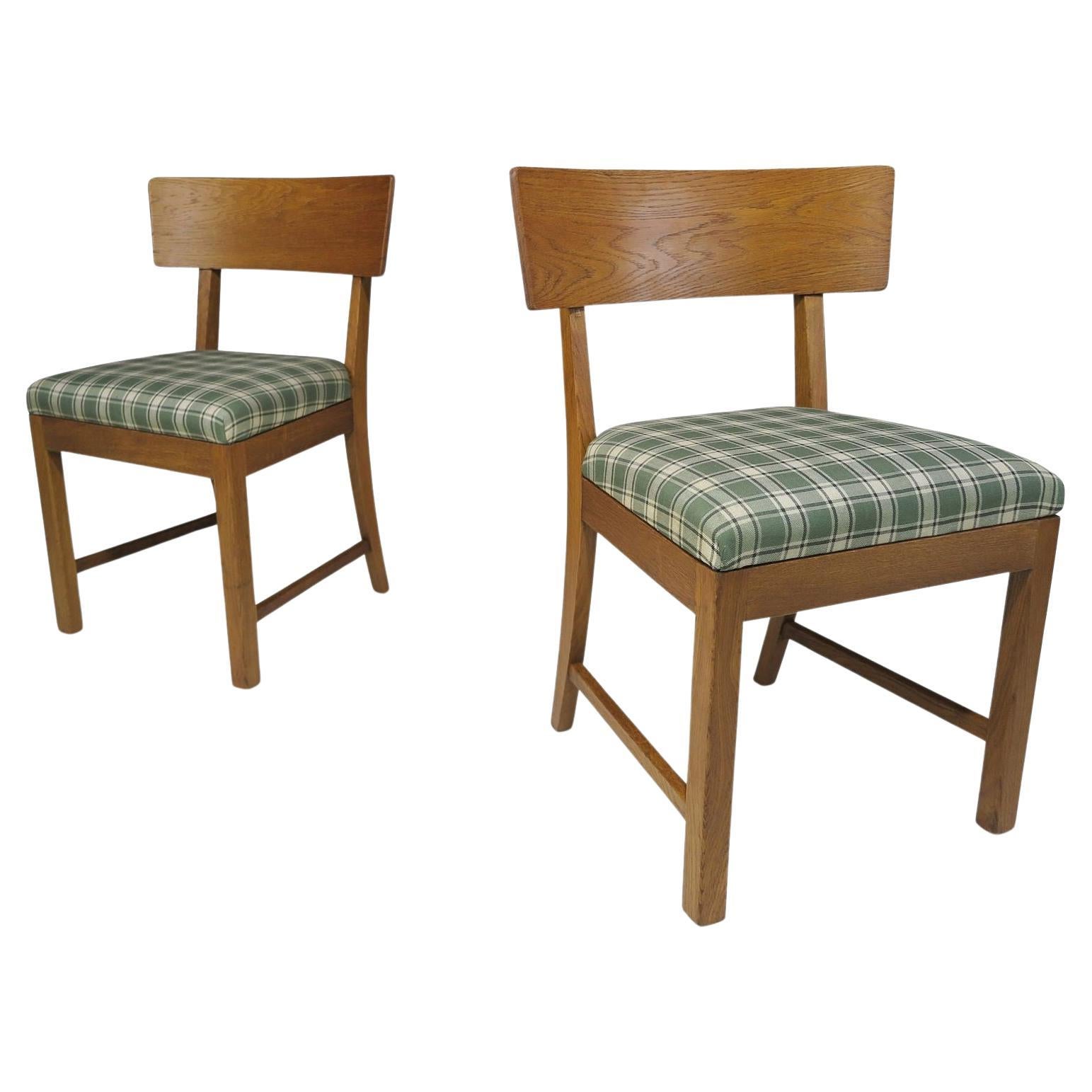 Chaises d'appoint en chêne danois des années 1930 Kaare Klint pour Rud Rasmussen Snedkerier en vente