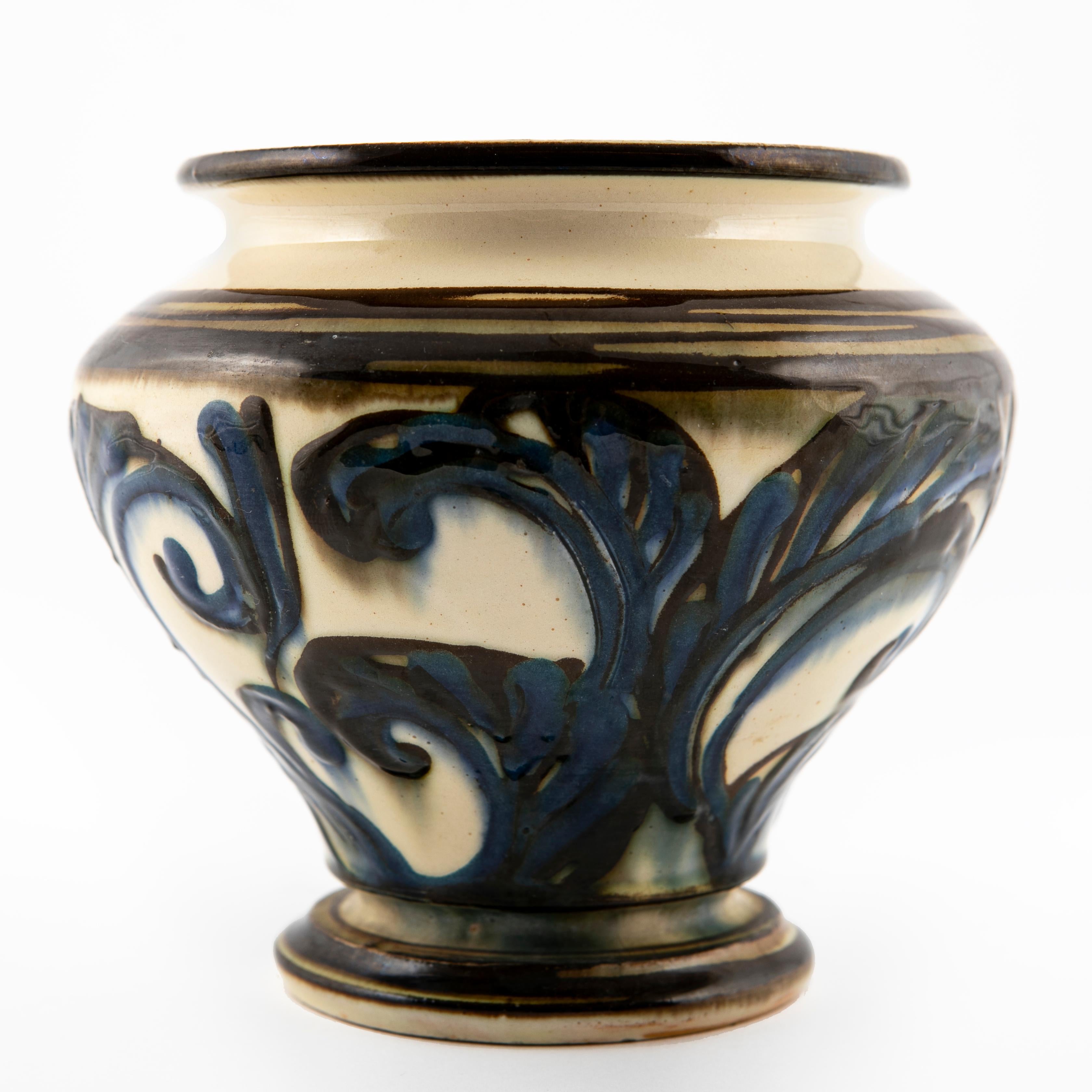 Danish 1930's Kähler Ceramic Vase For Sale