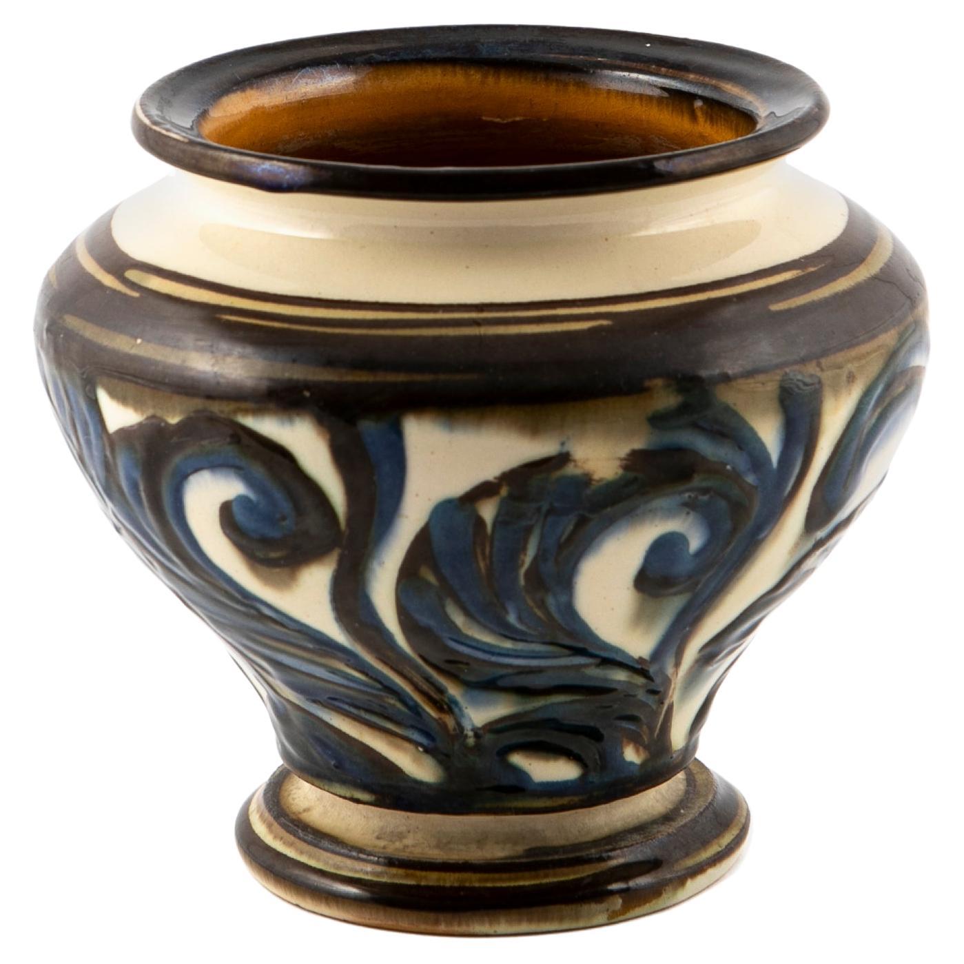 1930's Kähler Ceramic Vase For Sale