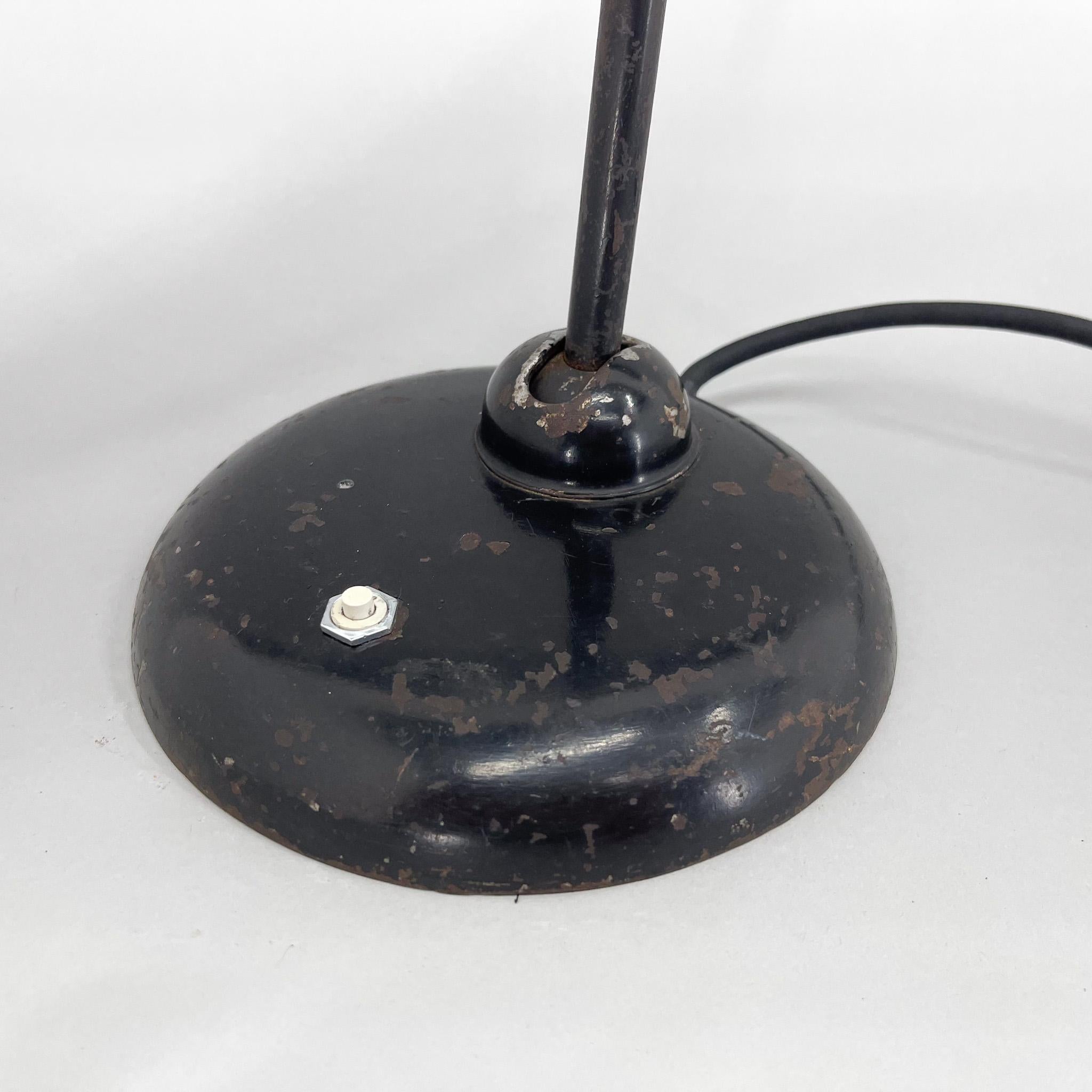 1930s Kaiser Table Lamp Designed by Christian Dell, Germany, Marked 1