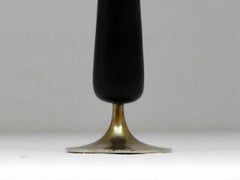 1930s Karl Hagenauer Design for Whw Wien Austria Soliflore Tulip Vase Bronze