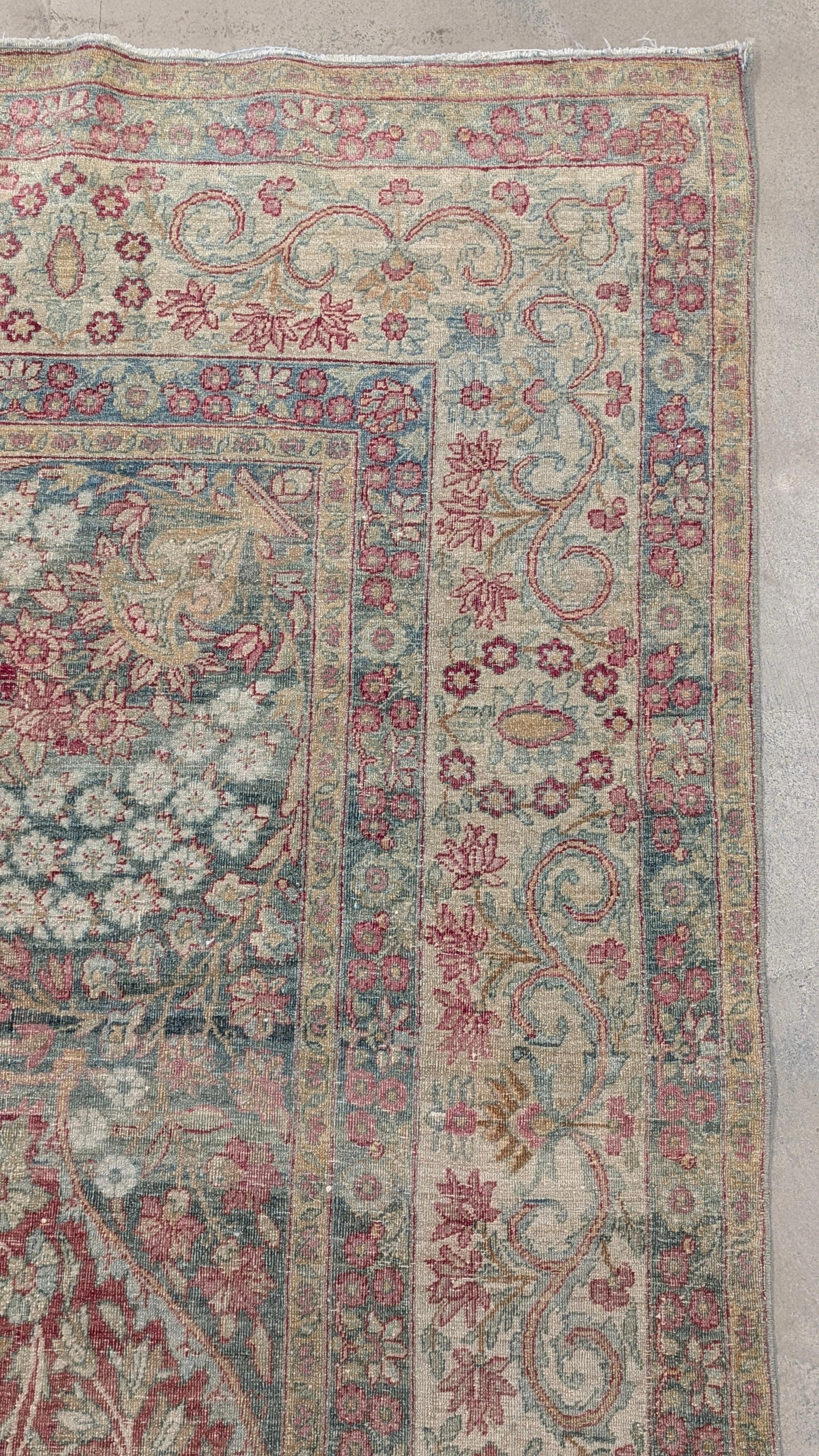 Wool 1930's Kerman For Sale