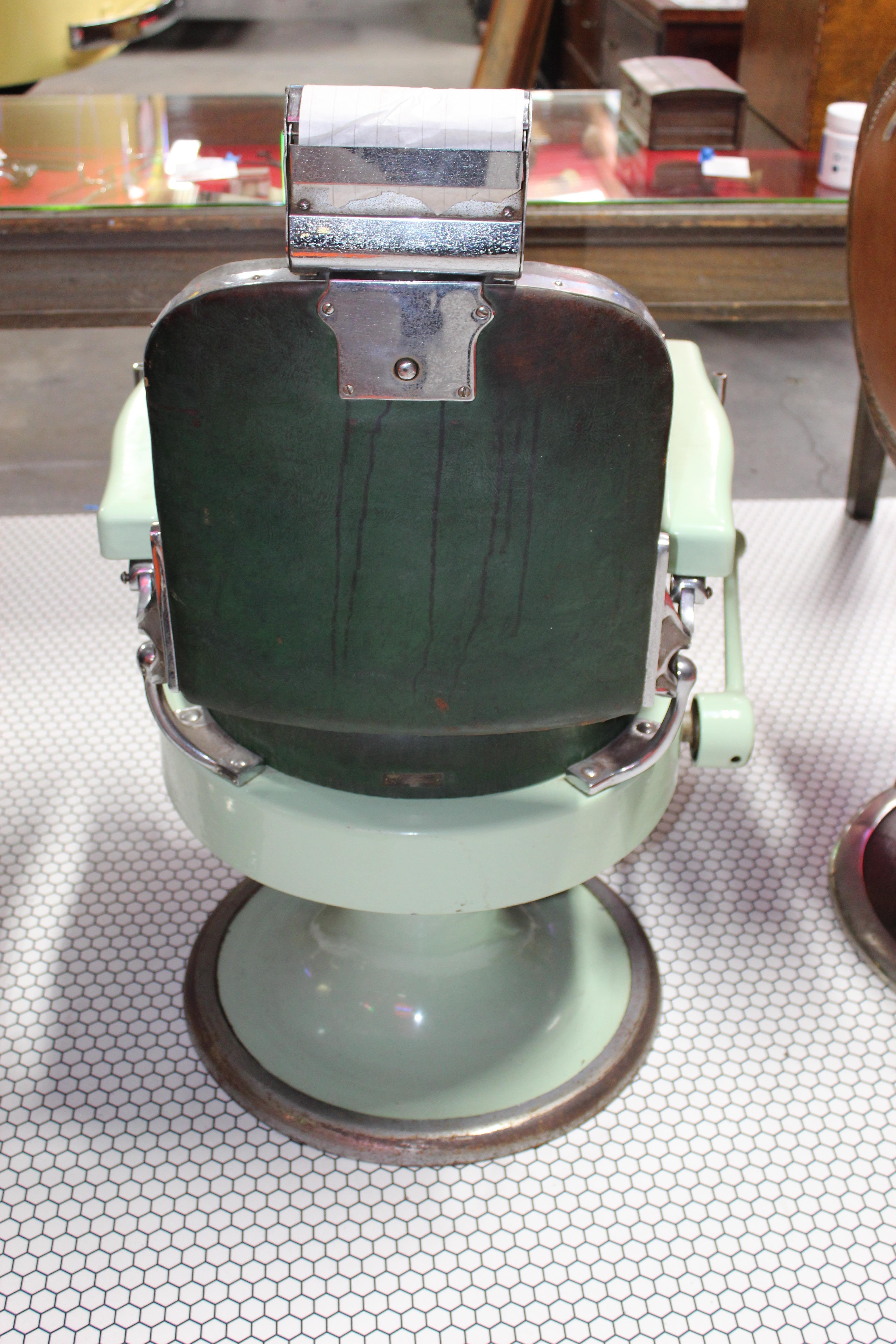1930s Koken Antique Barber Chair For Sale 3
