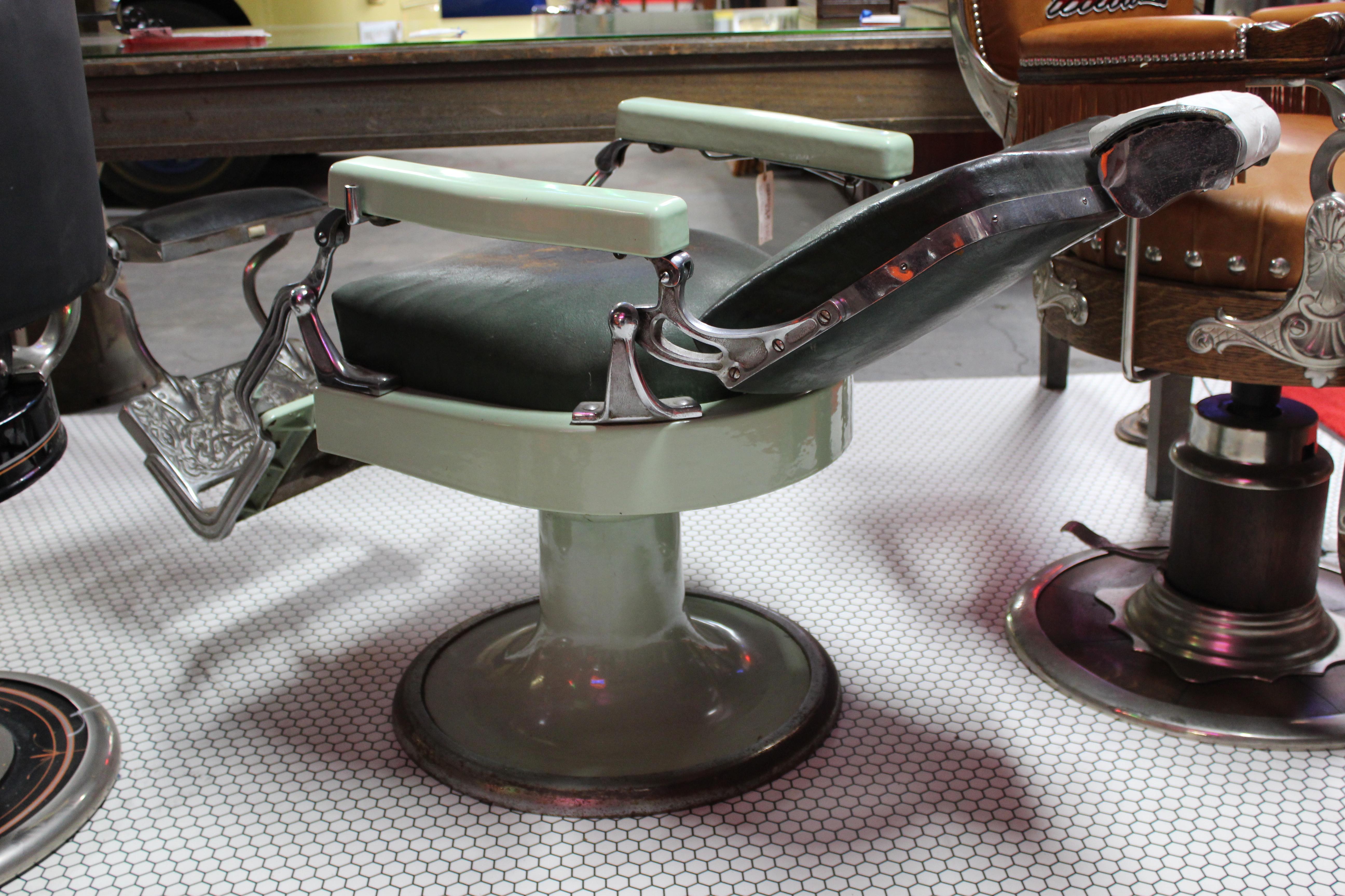 1930s Koken Antique Barber Chair For Sale 10