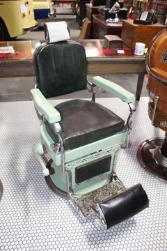1930s Koken Antique Barber Chair