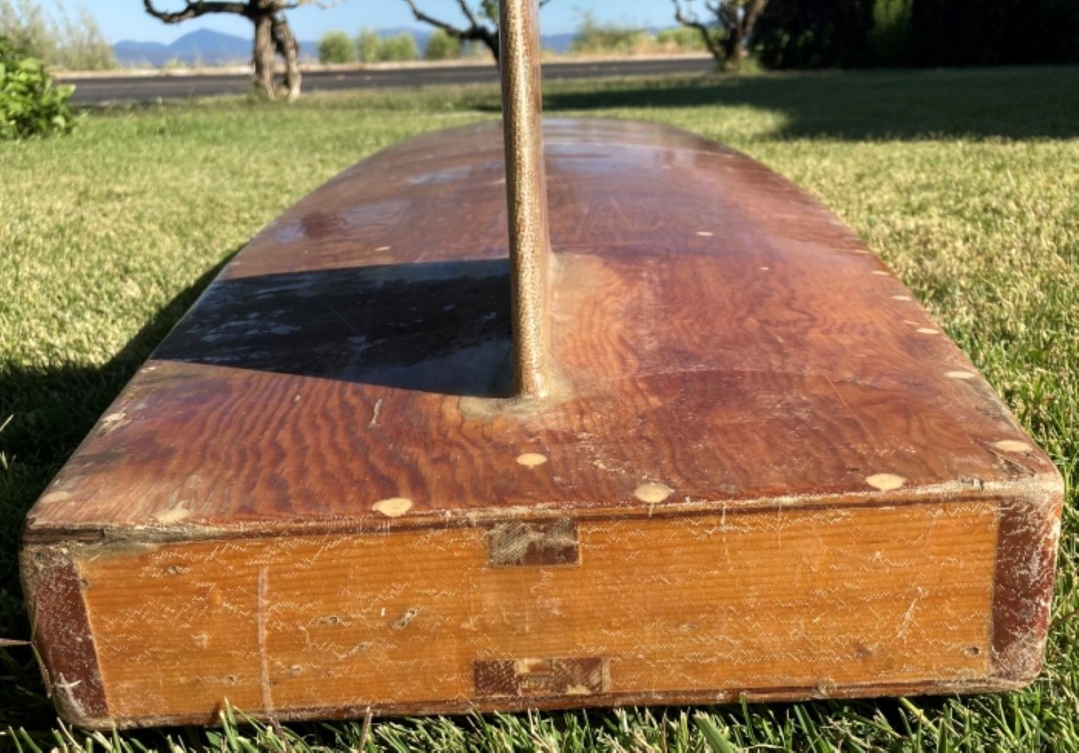 1930s KookBox Hollow Wood Antique Surfboard 2