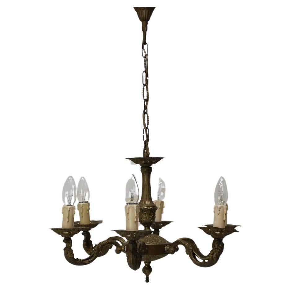 Grande lampadario Art Deco degli anni '30, Cecoslovacchia
