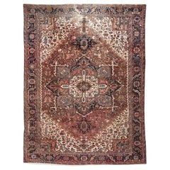 1930s Large Heriz Rug